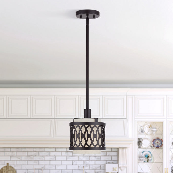 Livex Lighting - 53439-92 - One Light Mini Pendant - Vistaview - English Bronze