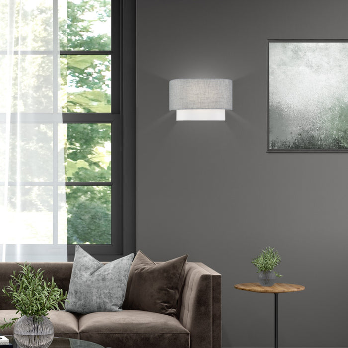 Livex Lighting - 60012-91 - Two Light Wall Sconce - Brookmeade - Brushed Nickel