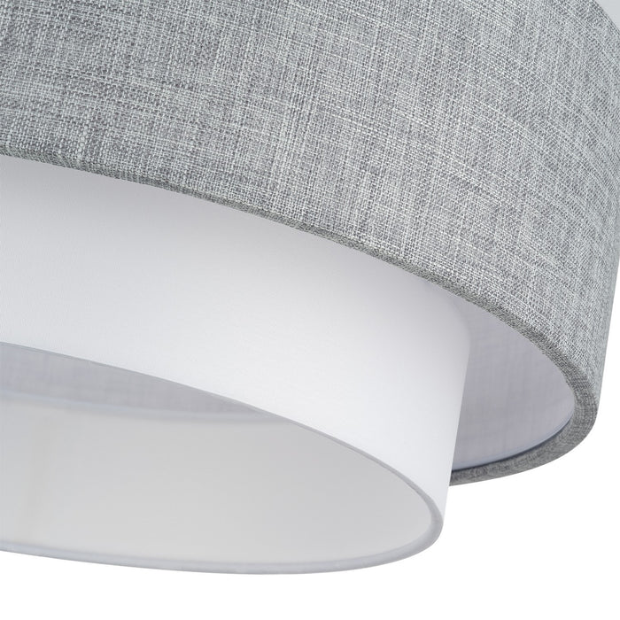 Livex Lighting - 60014-91 - Three Light Semi-Flush Mount - Brookmeade - Brushed Nickel