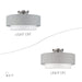 Livex Lighting - 60014-91 - Three Light Semi-Flush Mount - Brookmeade - Brushed Nickel