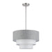 Livex Lighting - 60015-91 - Three Light Pendant Chandelier - Brookmeade - Brushed Nickel