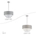 Livex Lighting - 60015-91 - Three Light Pendant Chandelier - Brookmeade - Brushed Nickel
