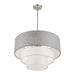 Livex Lighting - 60016-91 - Four Light Pendant Chandelier - Brookmeade - Brushed Nickel