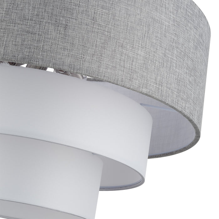 Livex Lighting - 60016-91 - Four Light Pendant Chandelier - Brookmeade - Brushed Nickel