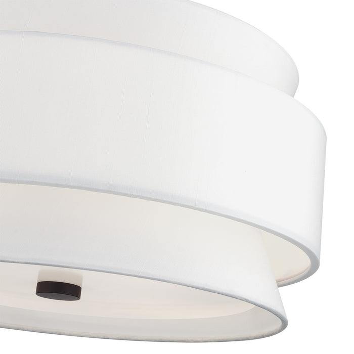 Livex Lighting - 60023-07 - Four Light Pendant Chandelier - Fontana - Bronze