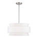 Livex Lighting - 60023-91 - Four Light Pendant Chandelier - Fontana - Brushed Nickel