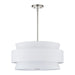 Livex Lighting - 60025-91 - Five Light Pendant Chandelier - Fontana - Brushed Nickel