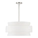 Livex Lighting - 60025-91 - Five Light Pendant Chandelier - Fontana - Brushed Nickel