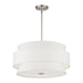 Livex Lighting - 60025-91 - Five Light Pendant Chandelier - Fontana - Brushed Nickel