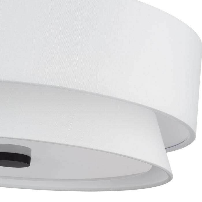 Livex Lighting - 60027-07 - Four Light Semi-Flush Mount - Fontana - Bronze