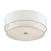 Livex Lighting - 60027-91 - Four Light Semi-Flush Mount - Fontana - Brushed Nickel