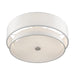 Livex Lighting - 60027-91 - Four Light Semi-Flush Mount - Fontana - Brushed Nickel