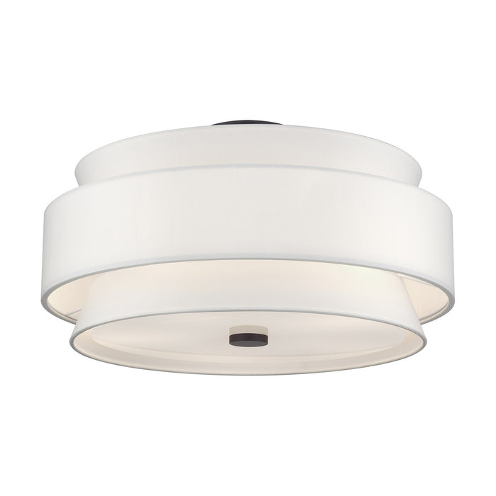 Livex Lighting - 60028-07 - Five Light Semi-Flush Mount - Fontana - Bronze