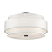 Livex Lighting - 60028-07 - Five Light Semi-Flush Mount - Fontana - Bronze