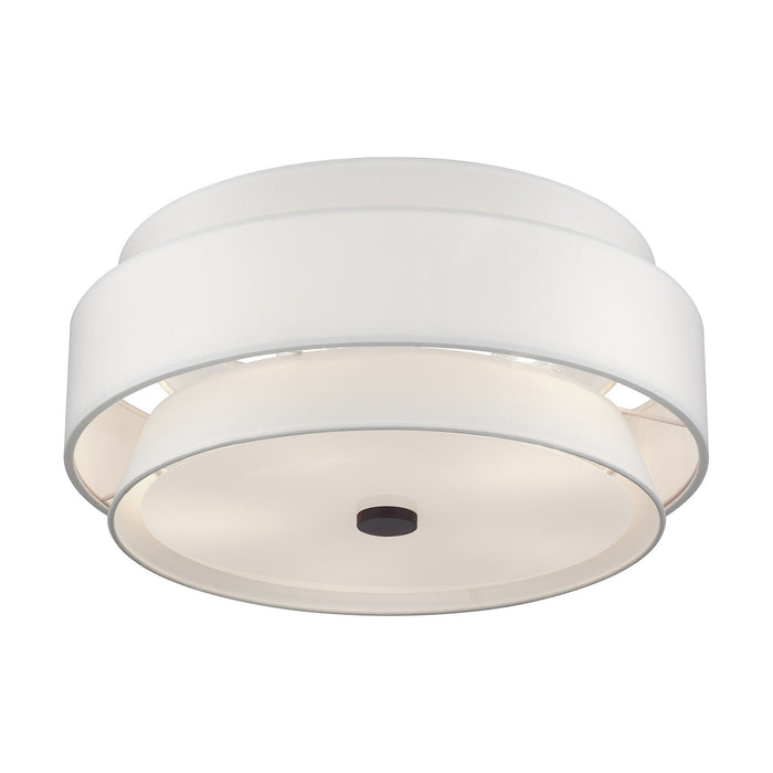 Livex Lighting - 60028-07 - Five Light Semi-Flush Mount - Fontana - Bronze