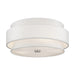 Livex Lighting - 60028-91 - Five Light Semi-Flush Mount - Fontana - Brushed Nickel