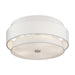 Livex Lighting - 60028-91 - Five Light Semi-Flush Mount - Fontana - Brushed Nickel