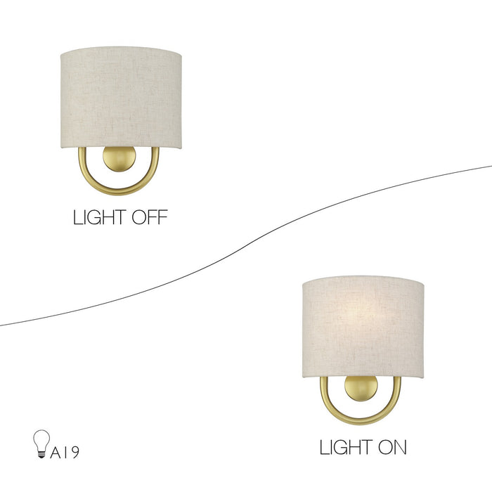Livex Lighting - 60271-33 - One Light Wall Sconce - Stratton - Soft Gold