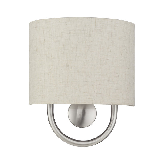 Livex Lighting - 60271-91 - One Light Wall Sconce - Stratton - Brushed Nickel
