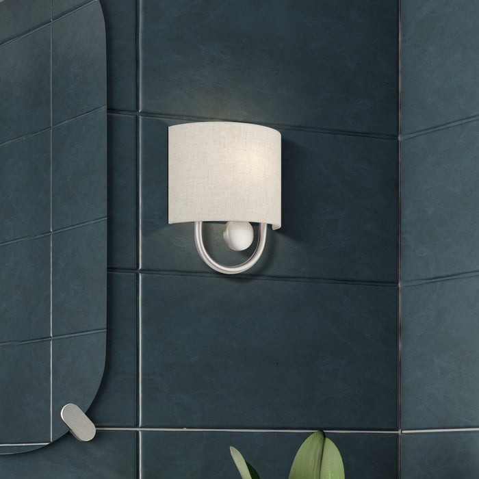 Livex Lighting - 60271-91 - One Light Wall Sconce - Stratton - Brushed Nickel