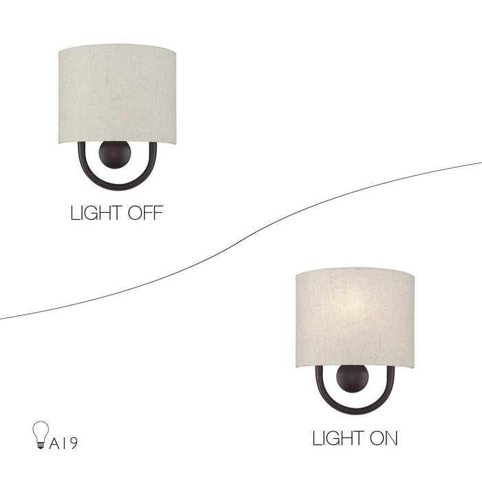 Livex Lighting - 60271-92 - One Light Wall Sconce - Stratton - English Bronze