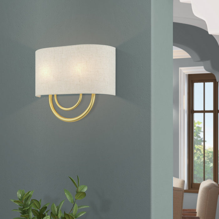Livex Lighting - 60272-33 - Two Light Wall Sconce - Stratton - Soft Gold