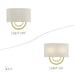 Livex Lighting - 60272-33 - Two Light Wall Sconce - Stratton - Soft Gold