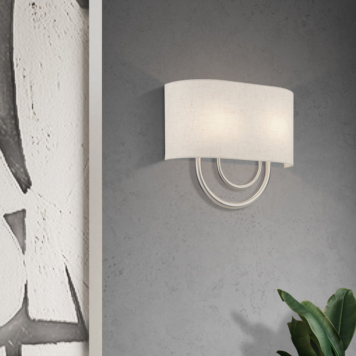 Livex Lighting - 60272-91 - Two Light Wall Sconce - Stratton - Brushed Nickel