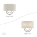 Livex Lighting - 60272-91 - Two Light Wall Sconce - Stratton - Brushed Nickel