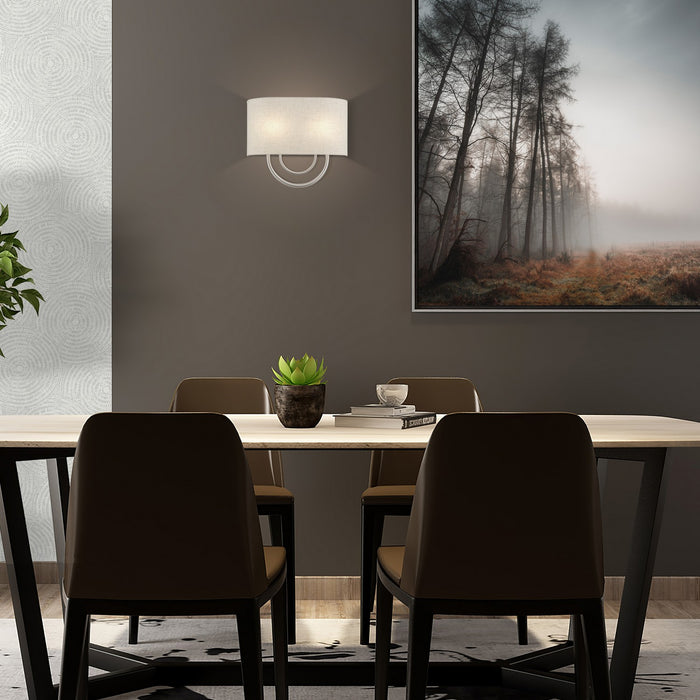 Livex Lighting - 60272-91 - Two Light Wall Sconce - Stratton - Brushed Nickel