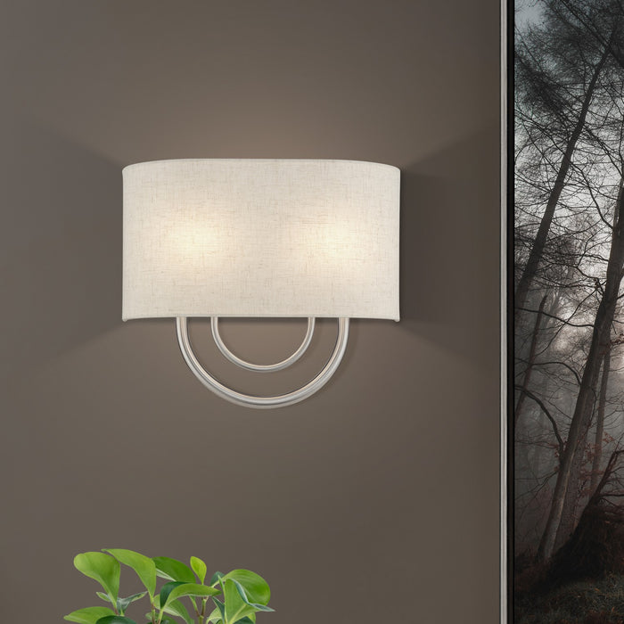 Livex Lighting - 60272-91 - Two Light Wall Sconce - Stratton - Brushed Nickel