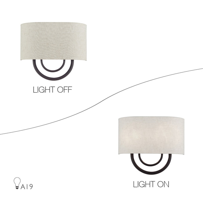 Livex Lighting - 60272-92 - Two Light Wall Sconce - Stratton - English Bronze