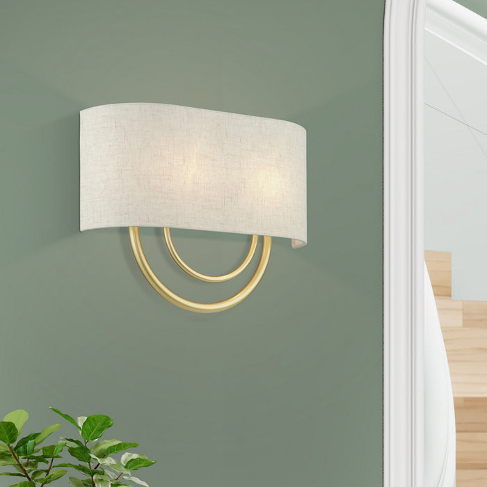 Livex Lighting - 60273-33 - Two Light Wall Sconce - Stratton - Soft Gold