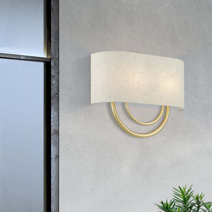 Livex Lighting - 60273-33 - Two Light Wall Sconce - Stratton - Soft Gold