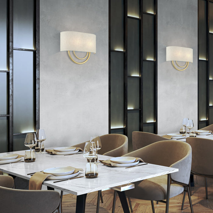 Livex Lighting - 60273-33 - Two Light Wall Sconce - Stratton - Soft Gold