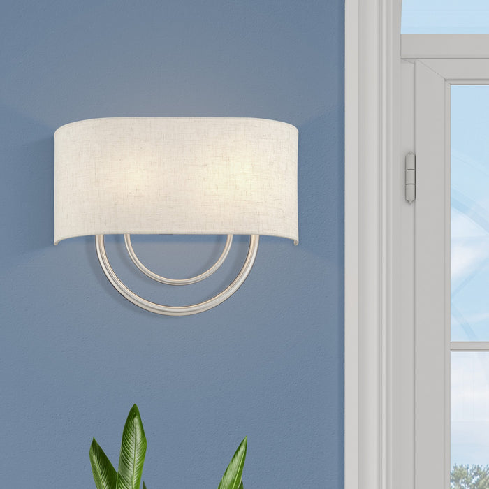 Livex Lighting - 60273-91 - Two Light Wall Sconce - Stratton - Brushed Nickel