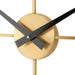 Uttermost - 06466 - Wall Clock - Keyann - Brushed Brass