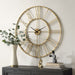 Uttermost - 06466 - Wall Clock - Keyann - Brushed Brass