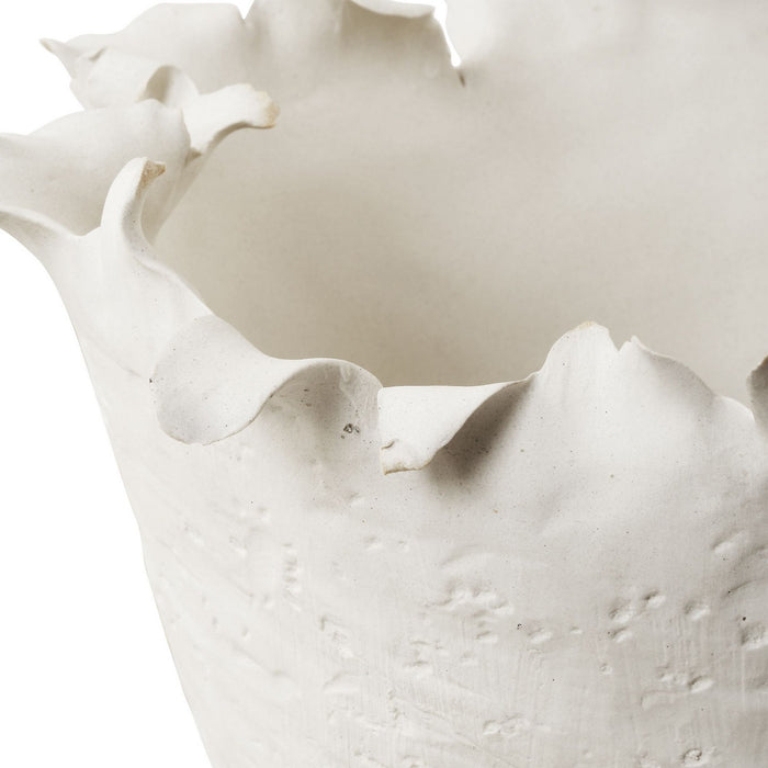 Uttermost - 18155 - Bowl - Blossom - Matte Off-white