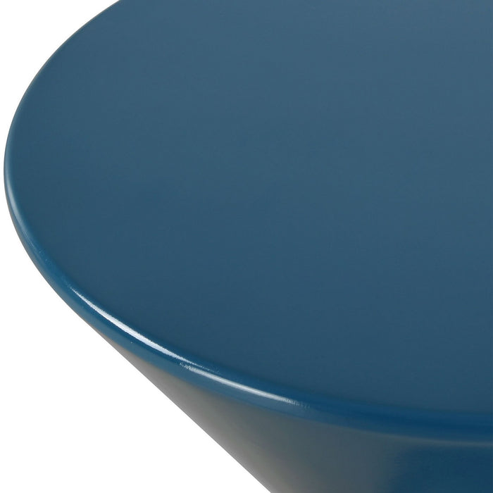 Uttermost - 22944 - Accent Table - Trig - Lustrous Blue