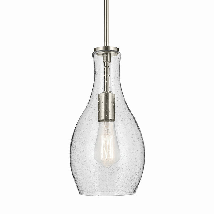 Kichler - 42456NICS - One Light Pendant - Everly - Brushed Nickel