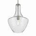 Kichler - 42046NI - One Light Pendant - Everly - Brushed Nickel