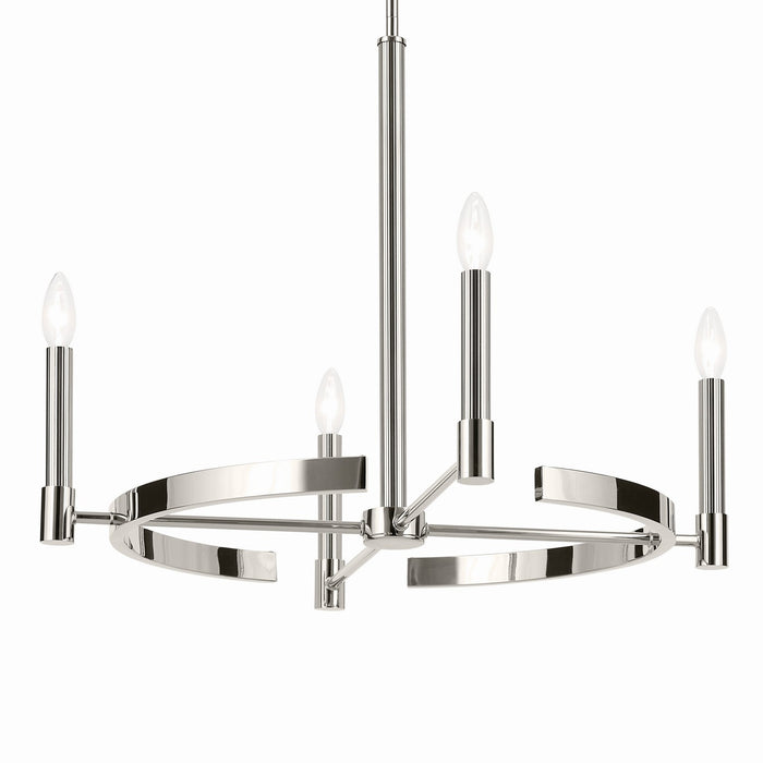 Kichler - 52426PN - Four Light Chandelier - Tolani - Polished Nickel