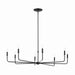 Kichler - 52521BK - Eight Light Chandelier - Pallas - Black