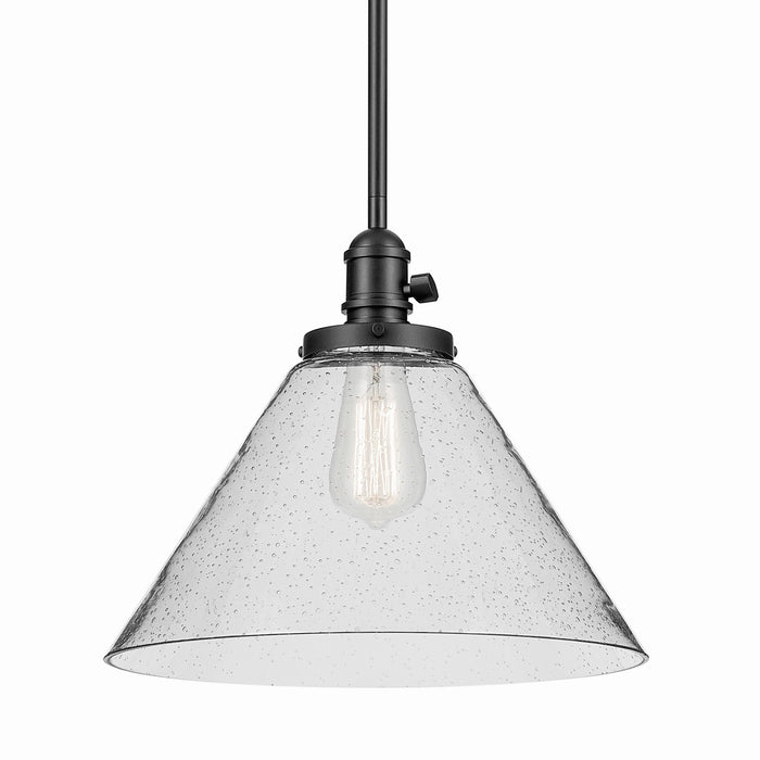 Kichler - 43905BK - One Light Pendant - Avery - Black