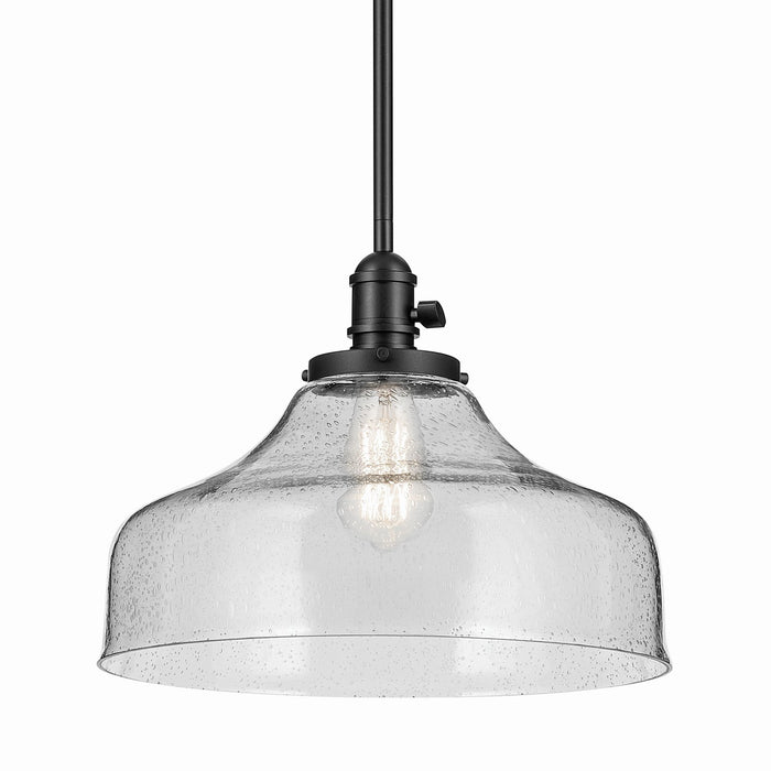 Kichler - 43906BK - One Light Pendant - Avery - Black