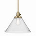 Kichler - 43905NBR - One Light Pendant - Avery - Natural Brass