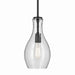 Kichler - 42456BKCS - One Light Pendant - Everly - Black