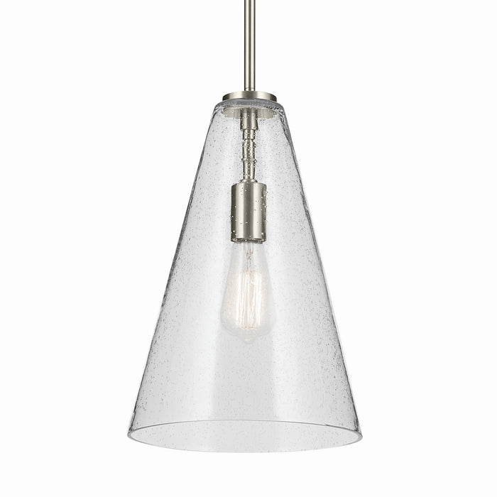 Kichler - 42199NICS - One Light Pendant - Everly - Brushed Nickel