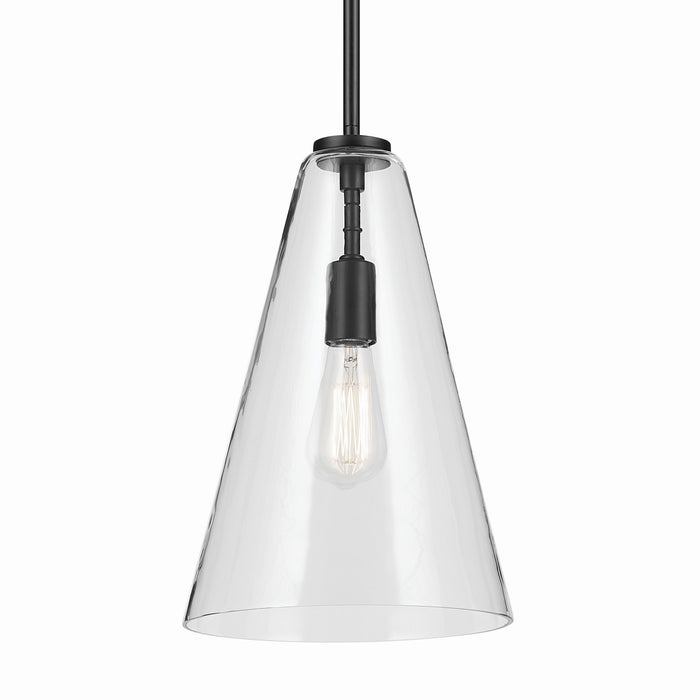 Kichler - 42199BK - One Light Pendant - Everly - Black